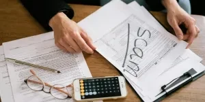 Scam warning papers